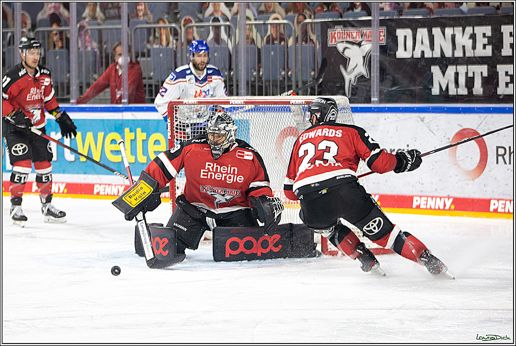 PENNY DEL; Koelner Haie- Adler Mannheim; Koeln, 02.01.2022